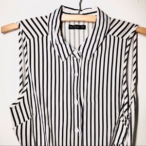 Striped Sailor Front-Tie Tank